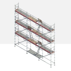 LOT COMPLET DE 100 M² ÉCHAFAUDAGE MULTIDIRECTIONNEL METALUSA ADAPT® – OCCASION PROCHE DU NEUF