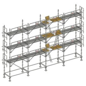 LOT COMPLET DE 100 M² ÉCHAFAUDAGE FAÇADE ALTRAD – OCCASION PROCHE DU NEUF