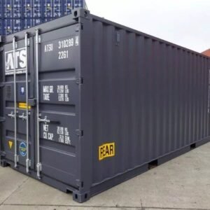 Conteneur Maritime 20 Pieds HC (2ème voyage) Gris